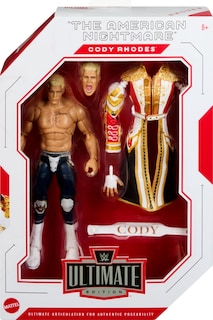Foto 6 | Figura de Acción Mattel WWE Ultimate Edition Cody Rhodes de 6 Pulgadas - Venta Internacional