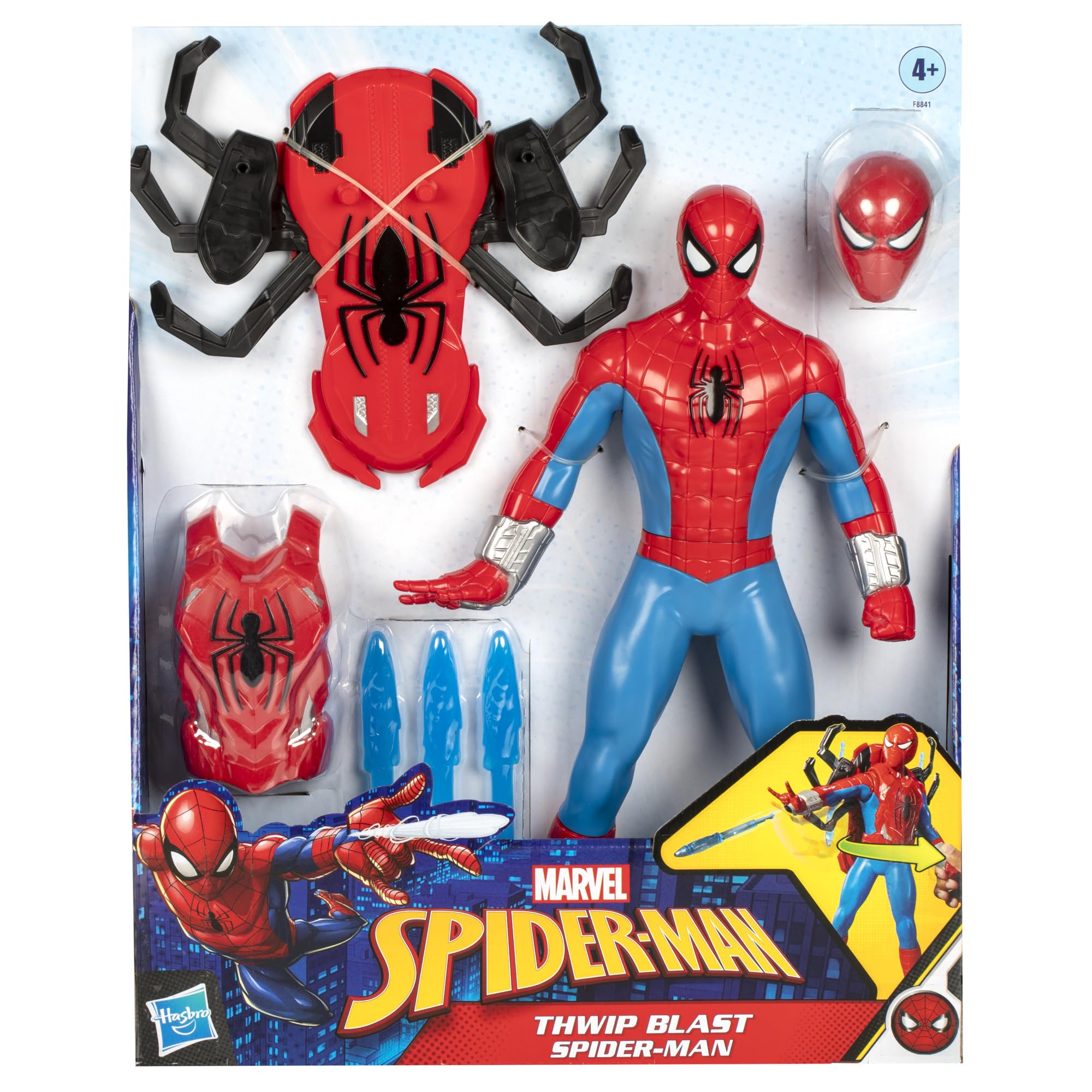 Foto 3 pulgar | Figura De Acción Marvel Spider-man Thwip Blast 27 Cm Con Acc - Venta Internacional.