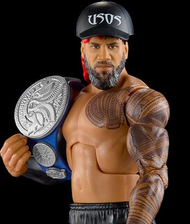 Foto 2 | Figura De Acción Mattel Wwe Jimmy Uso Top Picks Elite De 6 Pulgadas - Venta Internacional.