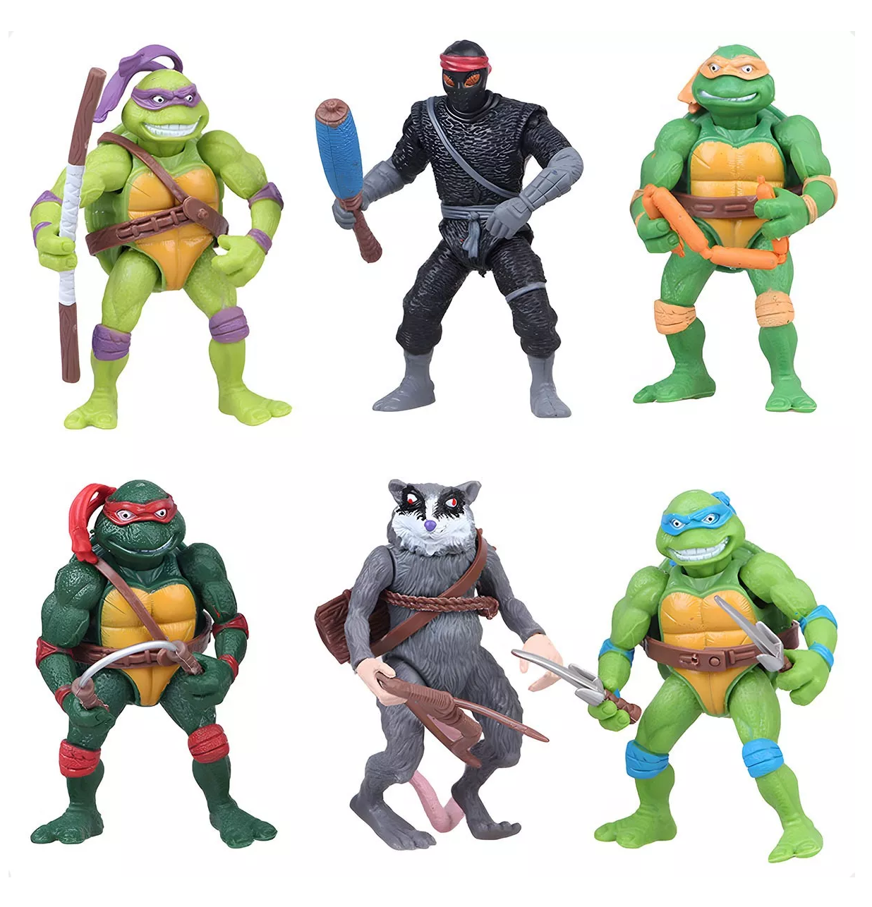 Tortugas Ninja Mutant Juguete Regalo 6 Piezas