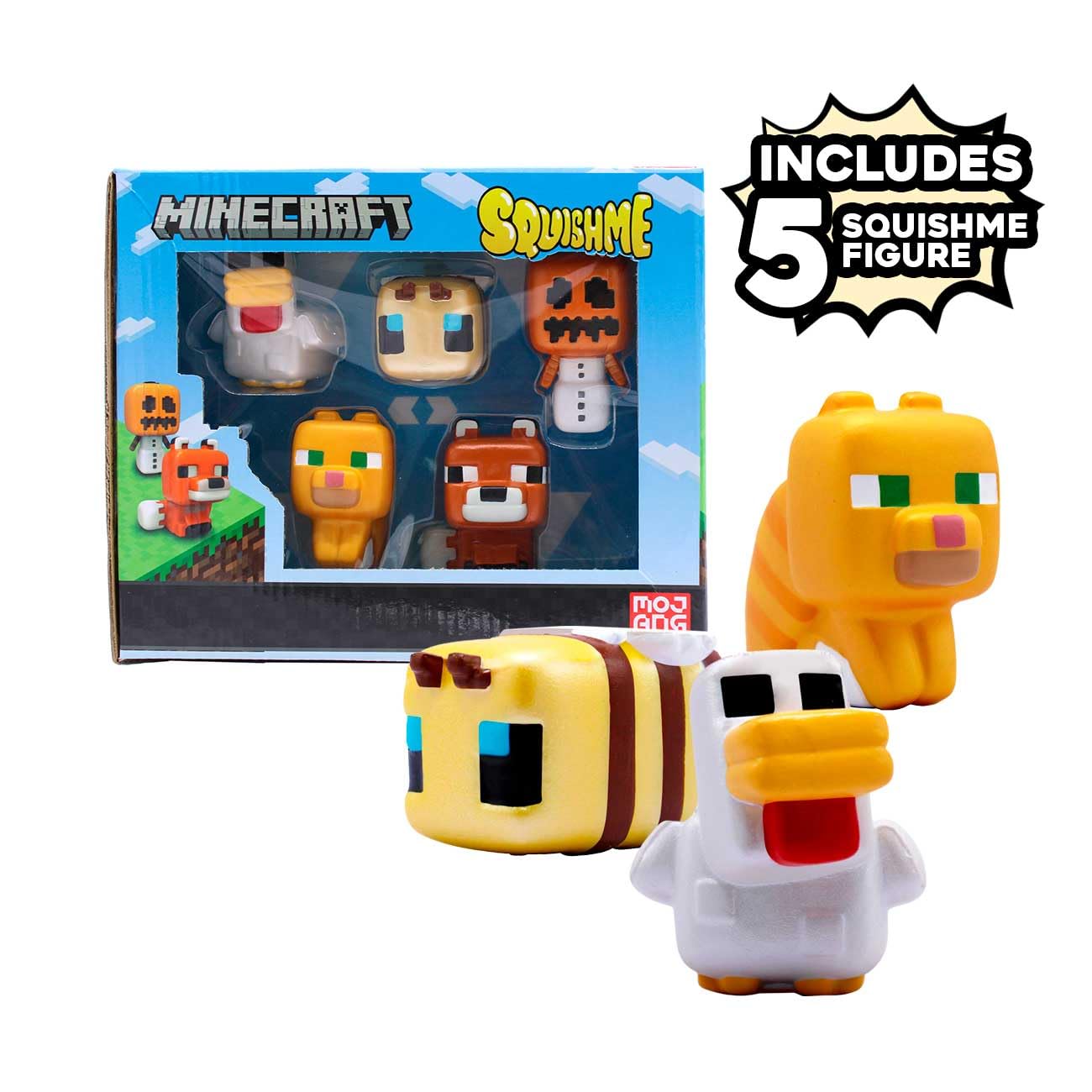 Foto 3 pulgar | Caja De Coleccionista Squishme Minecraft Series 3 | Just Toys Llc - Venta Internacional.