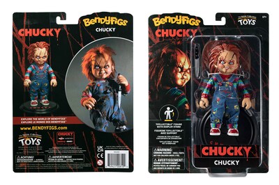Foto 4 | Figura Bendy Chucky Horror Noble Collection 15 Cm - Venta Internacional.