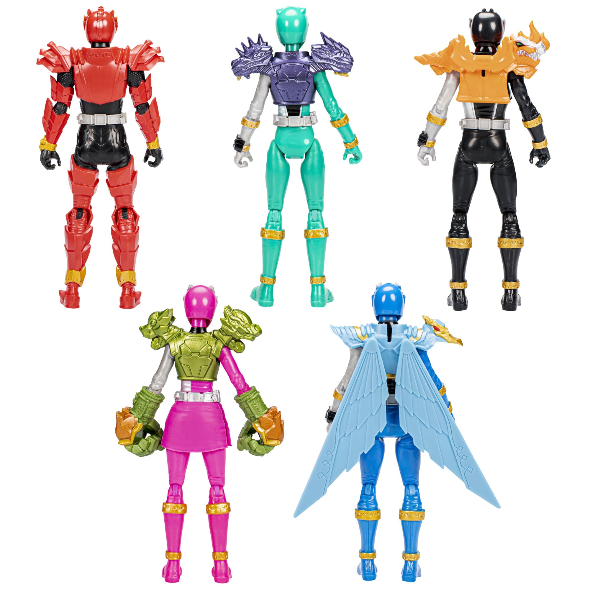 Foto 3 pulgar | Figuras De Acción Power Rangers Dino Fury Team Up De 6 Pulgadas - Venta Internacional.