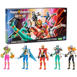 Foto 3 | Figuras De Acción Power Rangers Dino Fury Team Up De 6 Pulgadas - Venta Internacional.