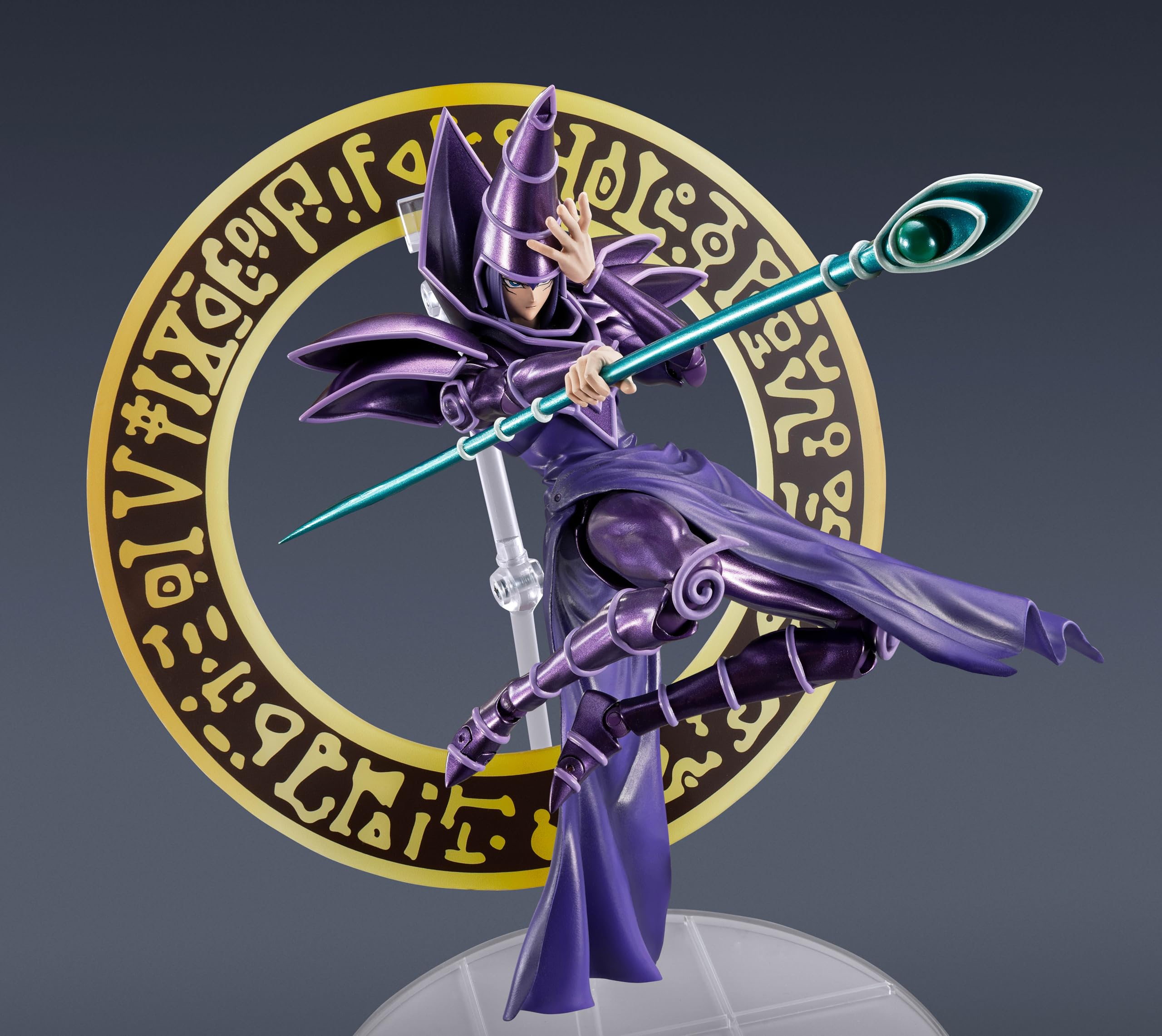 Foto 5 pulgar | Figura De Acción Tamashii Nations Yu-gi-oh! Mago Oscuro - Venta Internacional.
