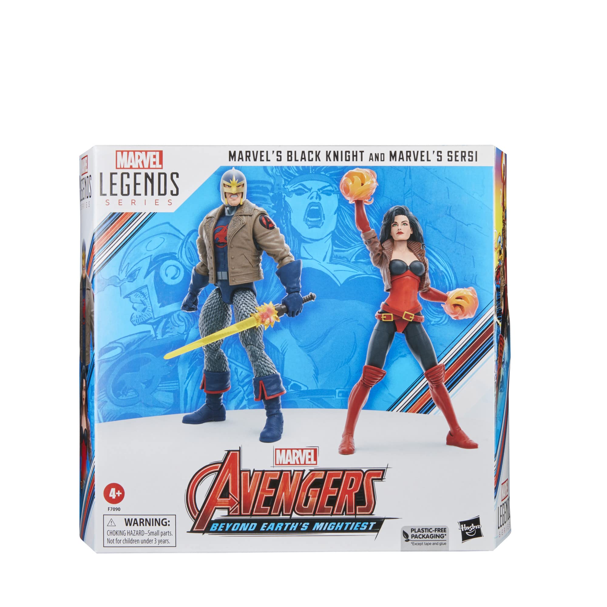 Foto 3 pulgar | Figuras De Acción Avengers 60th Black Knight Sersi 15 Cm - Venta Internacional.