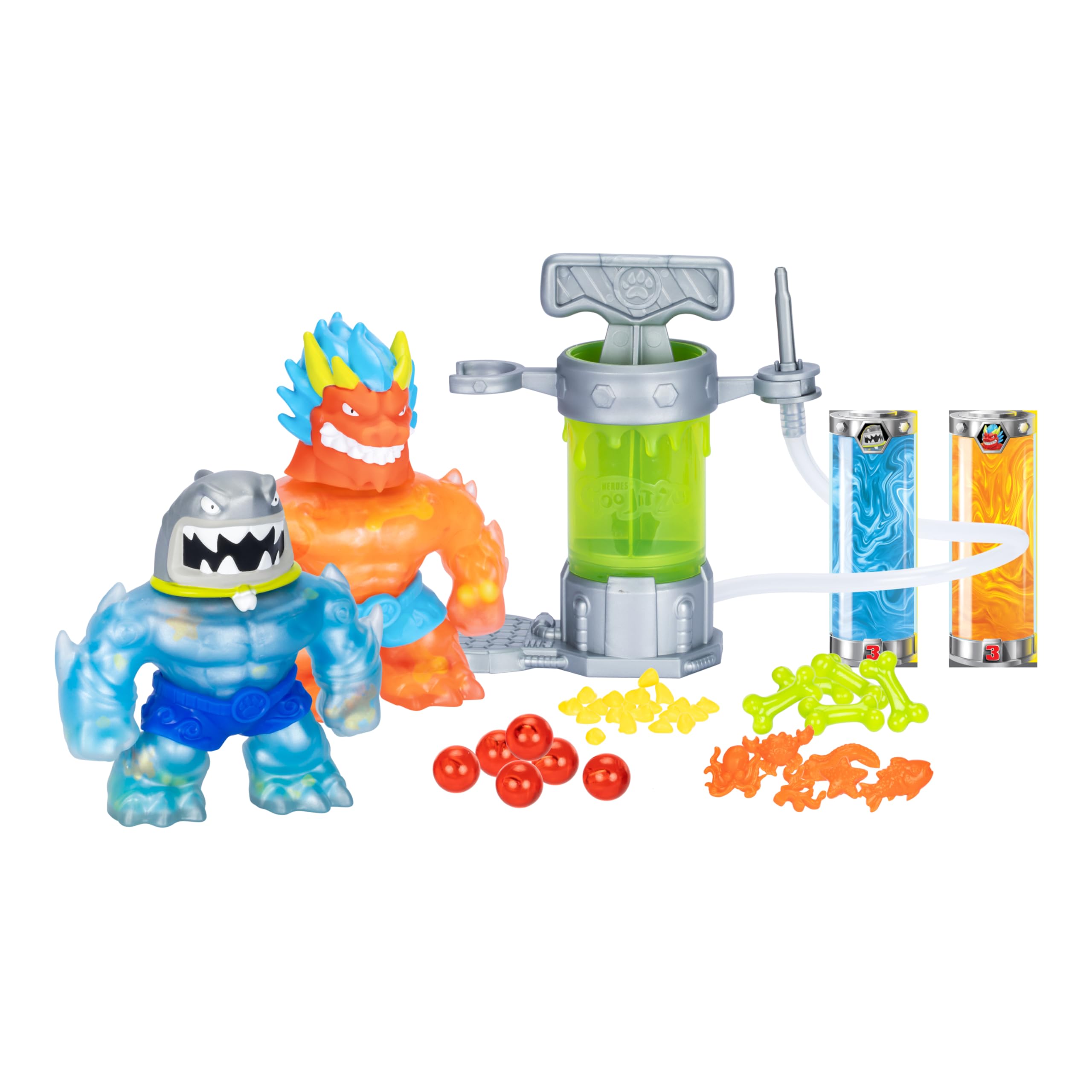 Foto 1 | Hero Creator Bundle Heroes Of Goo Jit Zu Con 2 Figuras De Acción - Venta Internacional.