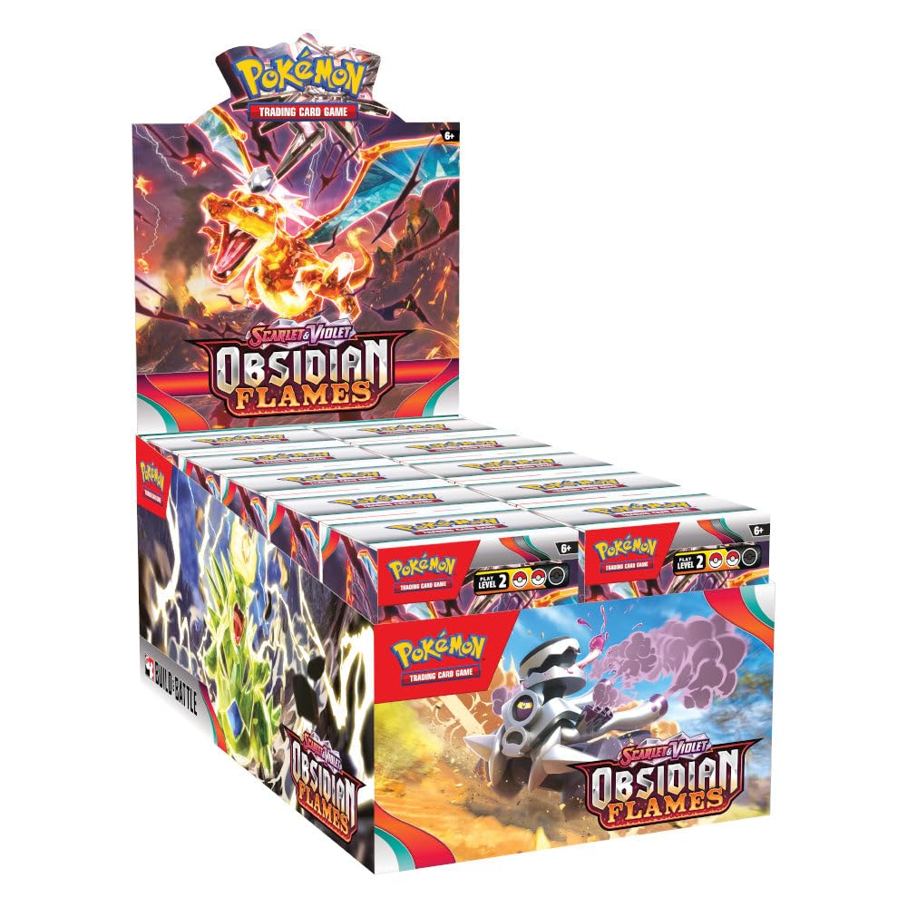 Foto 4 pulgar | Juego De Cartas Coleccionables Pokemon Scarlet & Violet Obsidian Flames - Venta Internacional.