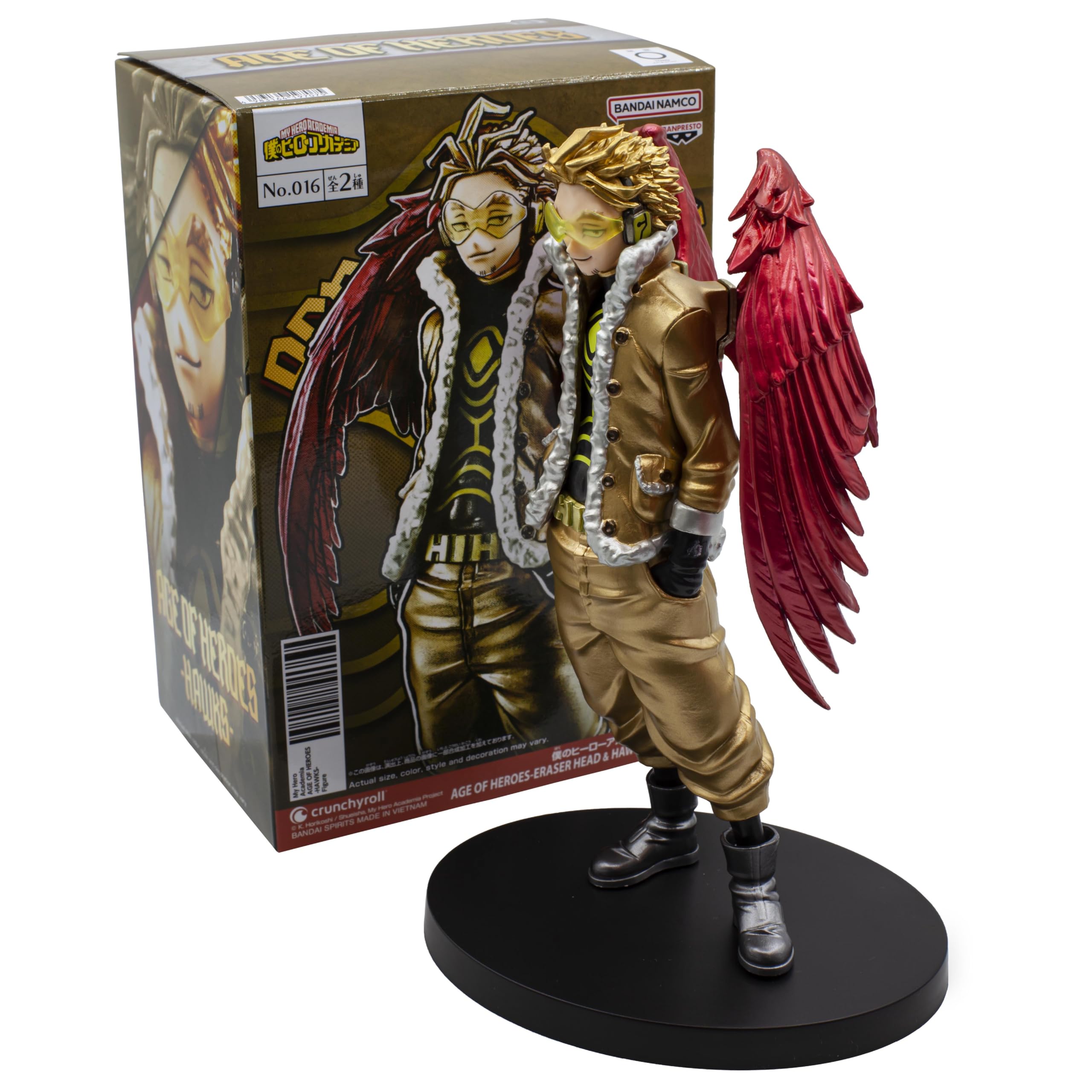 Foto 8 pulgar | Figura Banpresto My Hero Academia Hawks Age Of Heroes - Venta Internacional.