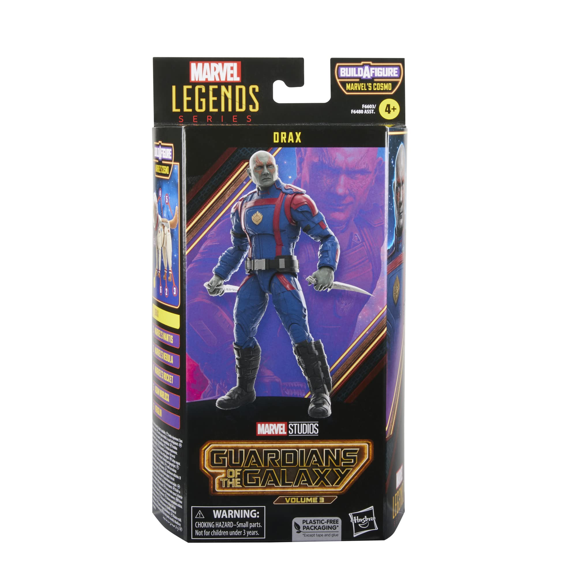 Foto 2 | Figura De Acción Marvel Legends Series Drax 15cm - Guardians - Venta Internacional.