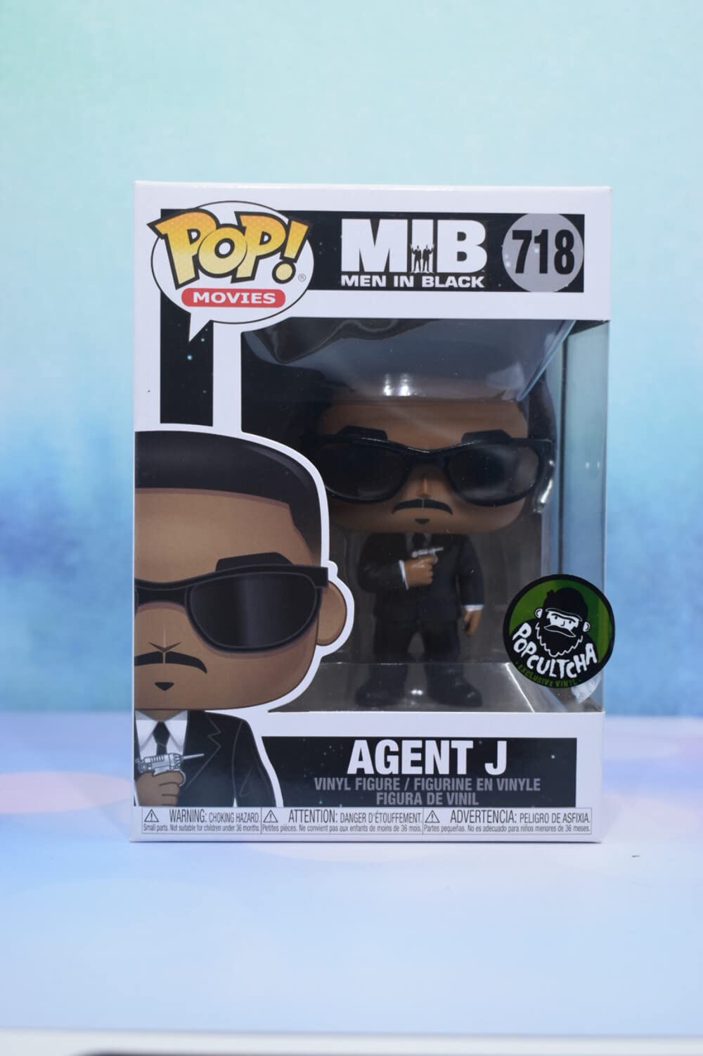 Figura De Vinilo Funko Men In Black Agent J Pop Movies #718 - Venta Internacional.