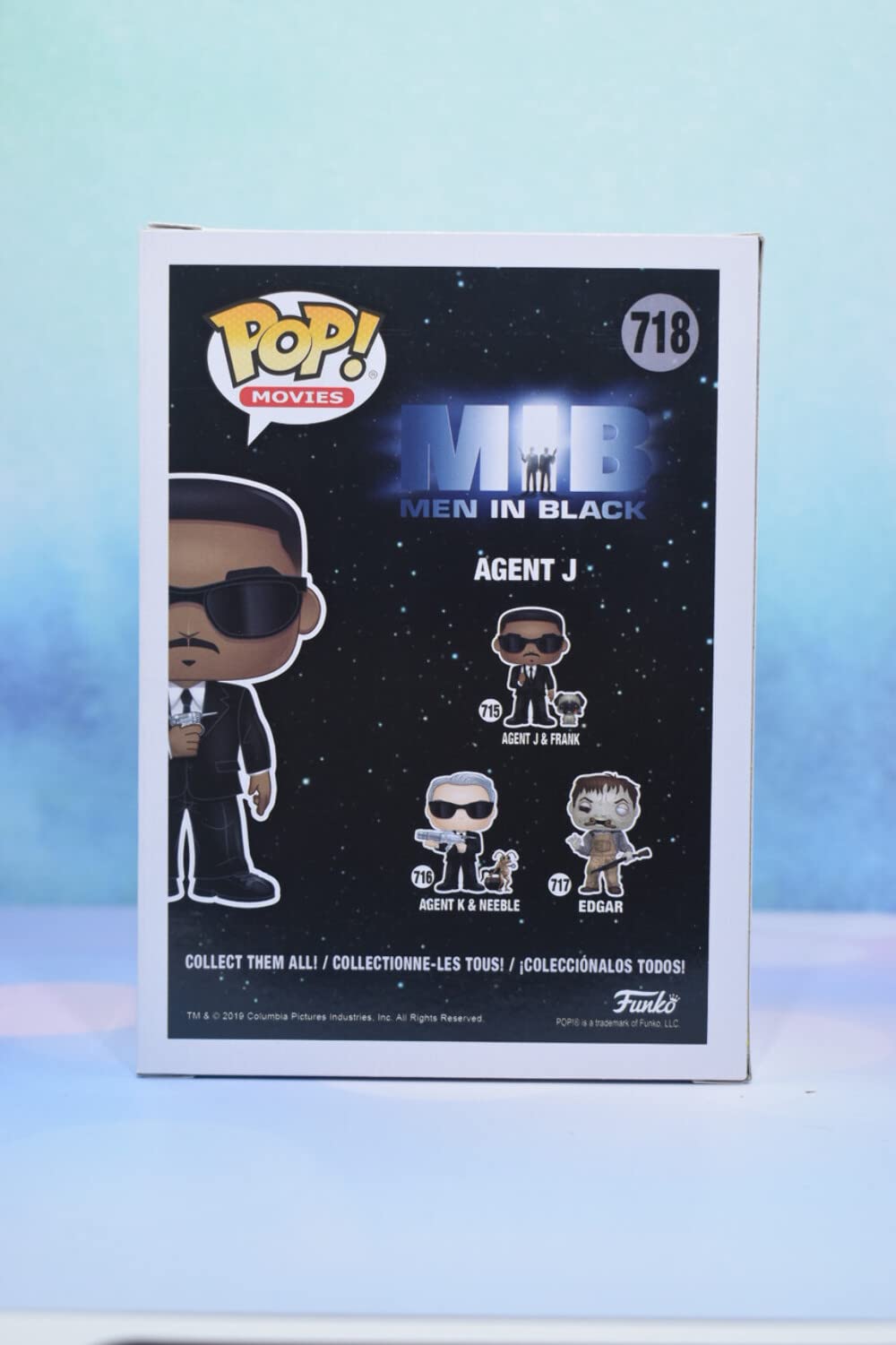 Foto 4 pulgar | Figura De Vinilo Funko Men In Black Agent J Pop Movies #718 - Venta Internacional.