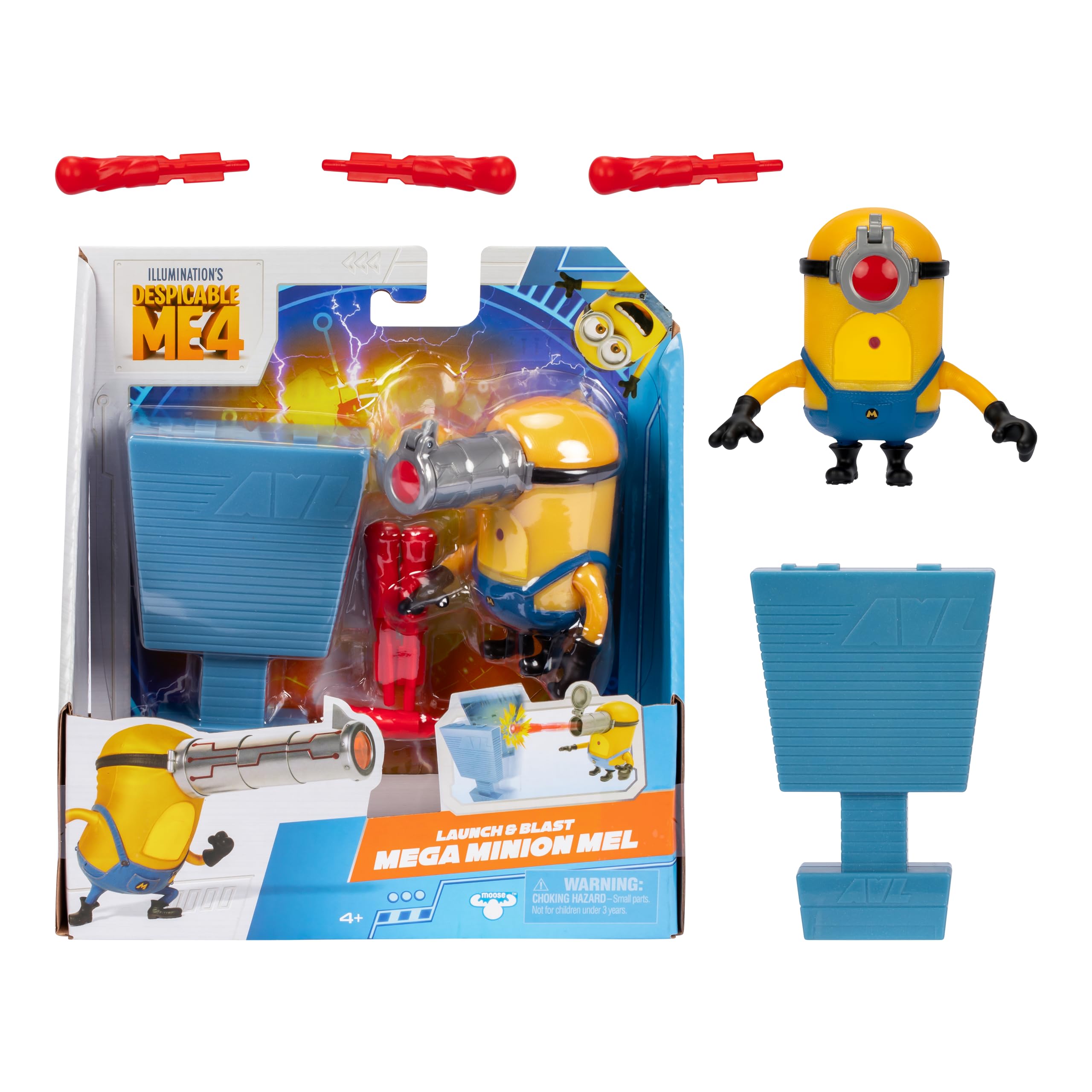 Foto 2 pulgar | Figura De Acción Minions Despicable Me 4 Launch & Blast Mega Mel - Venta Internacional.