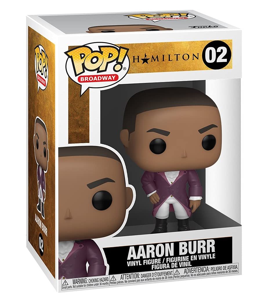 Foto 4 pulgar | Figura De Vinilo Funko Pop! Hamilton Aaron Burr, 9,5 Cm, Con Caja - Venta Internacional.