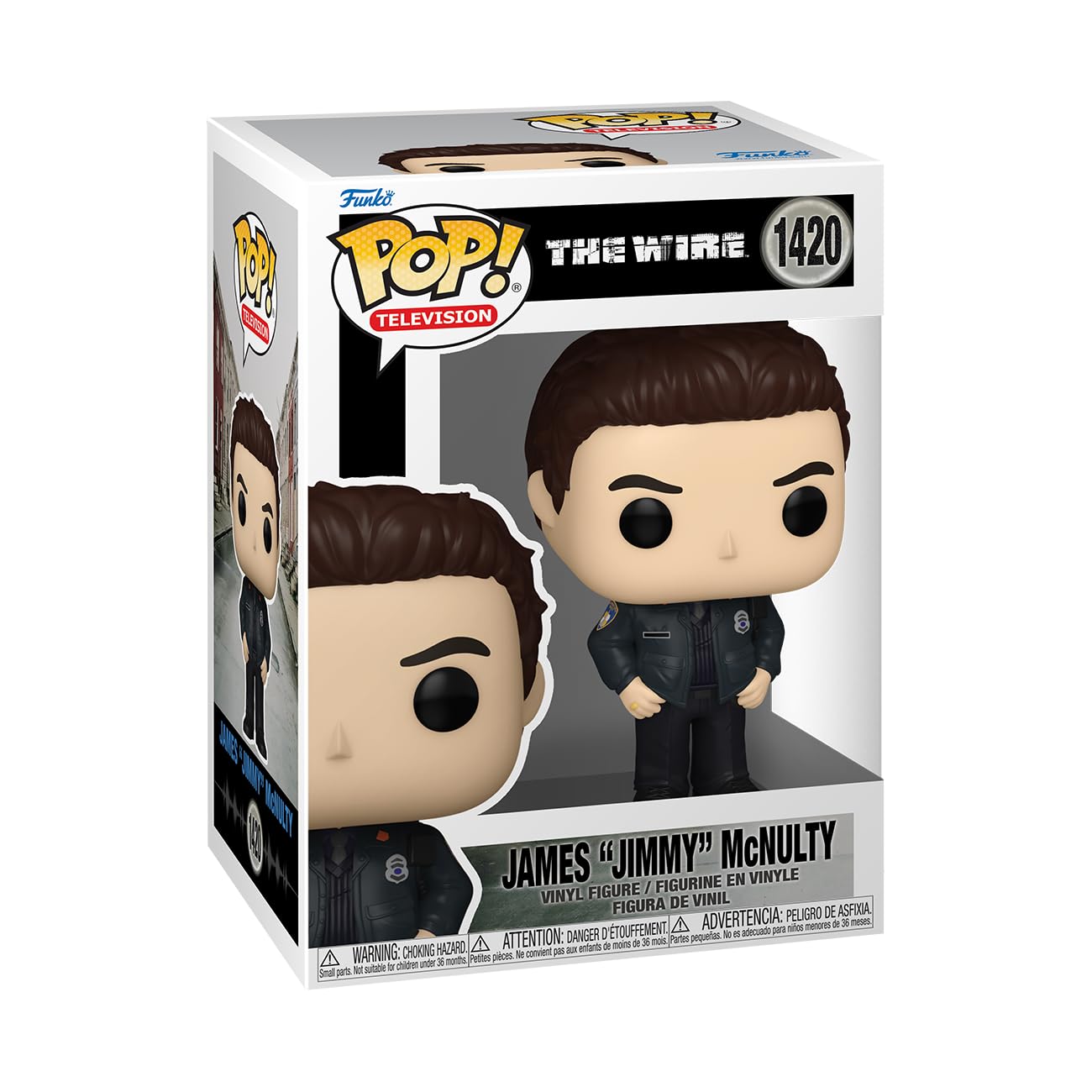 Foto 1 | Figura De James Jimmy Mcnulty De Funko Pop Tv The Wire, 10 Cm - Venta Internacional.