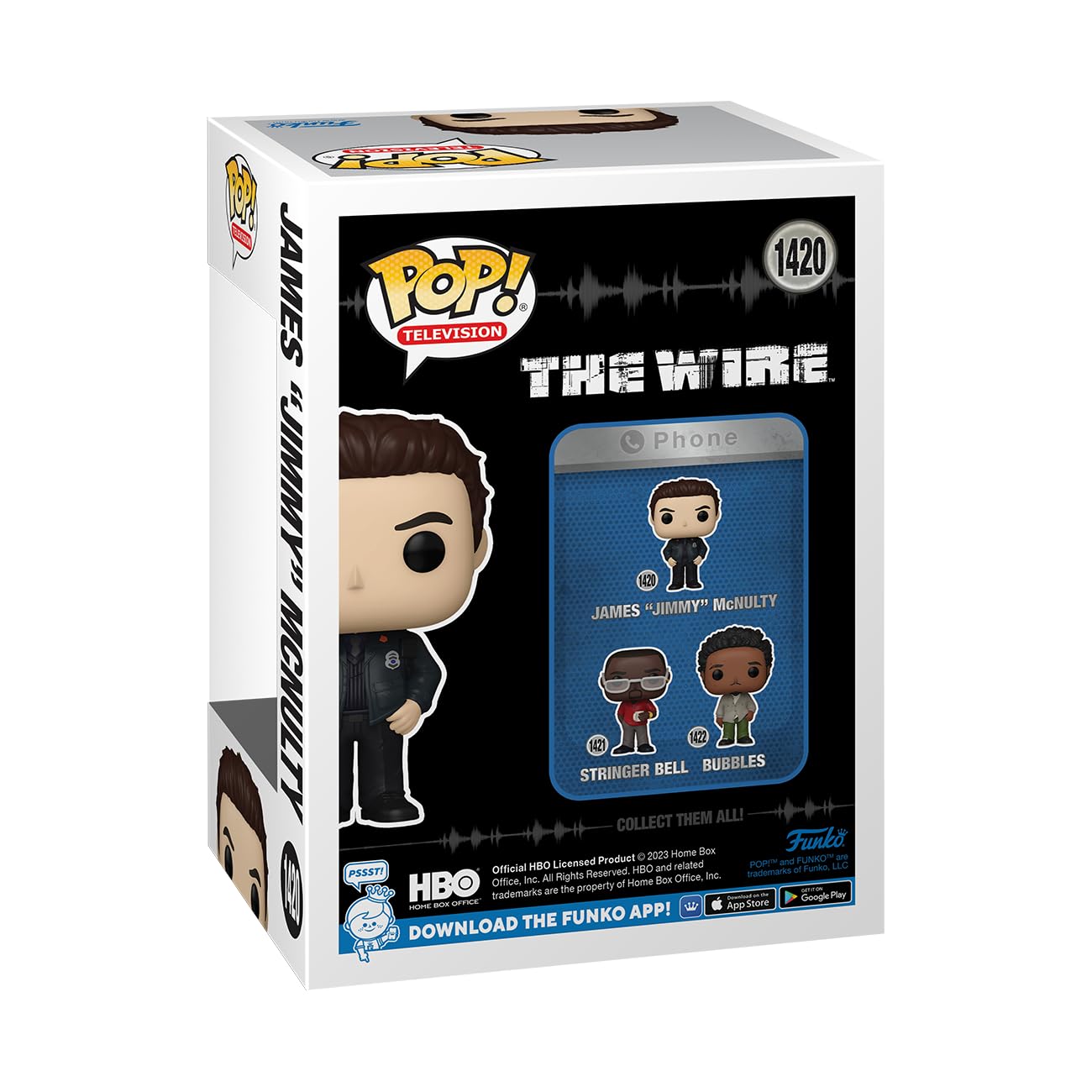 Foto 3 | Figura De James Jimmy Mcnulty De Funko Pop Tv The Wire, 10 Cm - Venta Internacional.