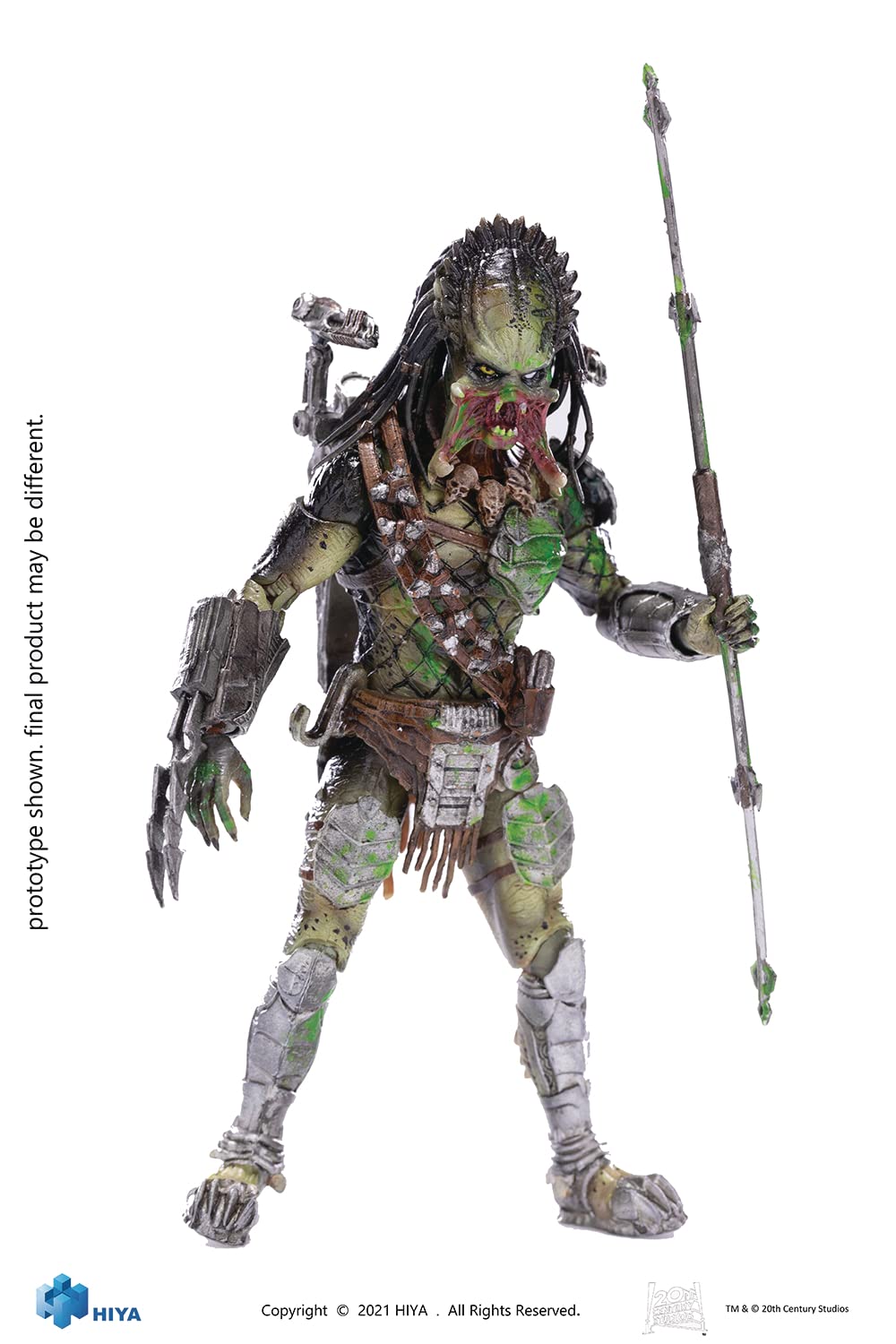 Figura De Acción Hiya Toys Alien Vs Predator Wolf Predator 1:18 - Venta Internacional.