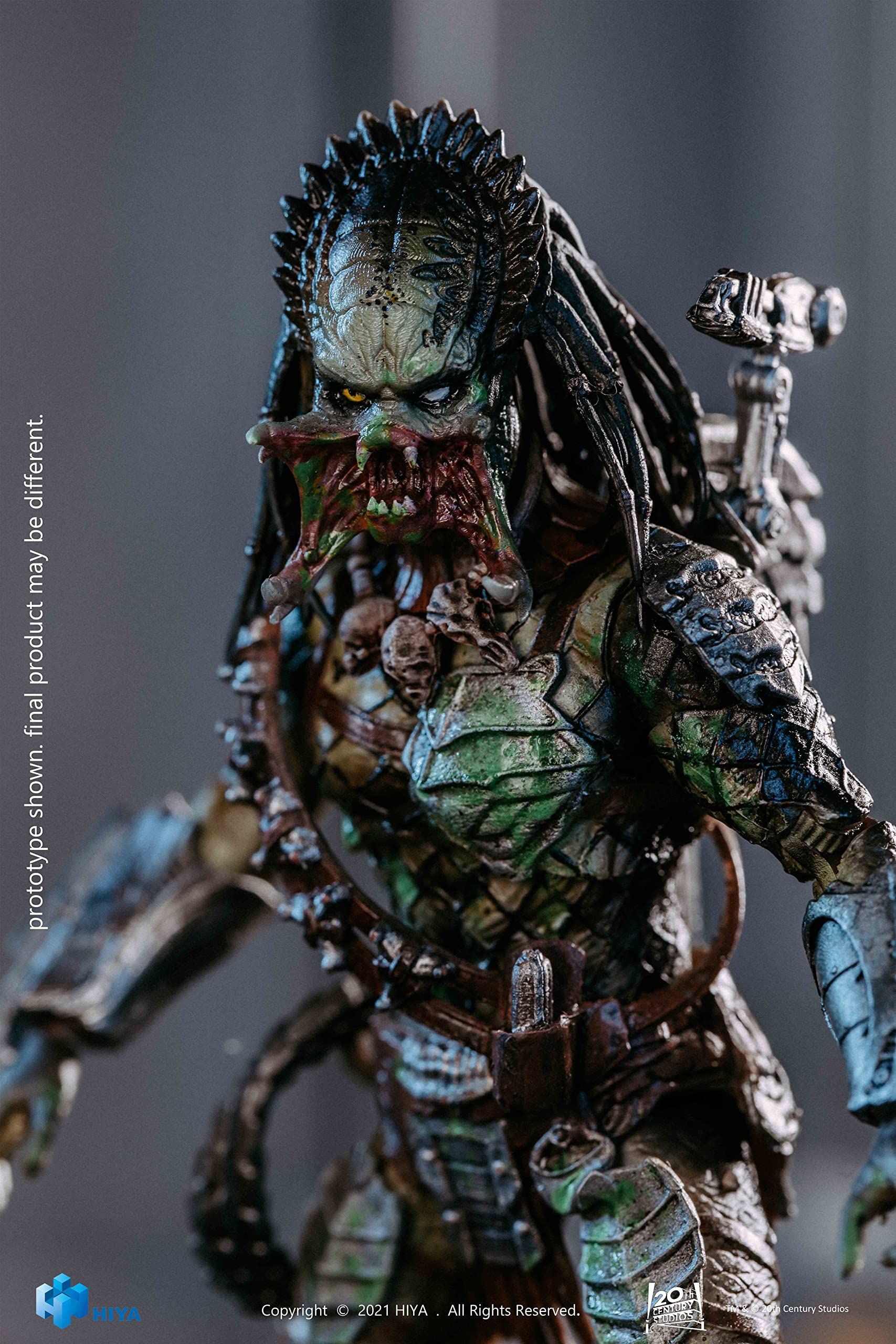 Foto 3 pulgar | Figura De Acción Hiya Toys Alien Vs Predator Wolf Predator 1:18 - Venta Internacional.