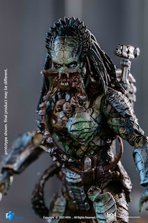 Foto 2 | Figura De Acción Hiya Toys Alien Vs Predator Wolf Predator 1:18 - Venta Internacional.