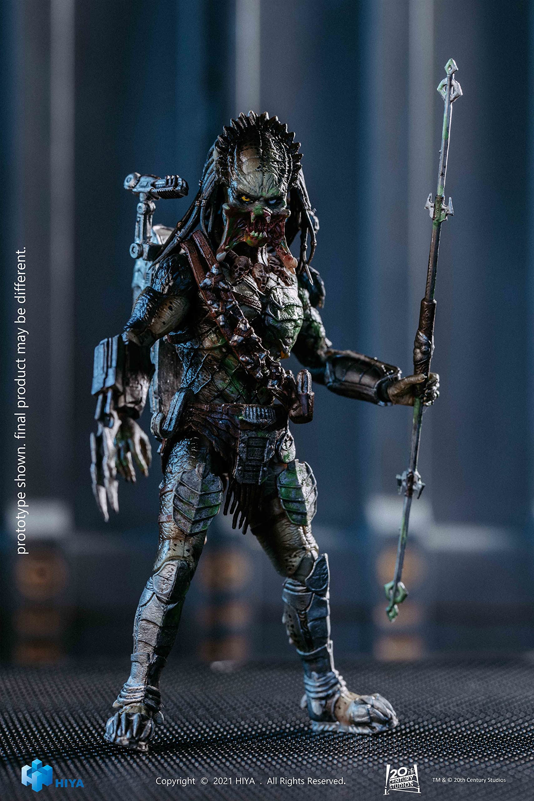 Foto 4 pulgar | Figura De Acción Hiya Toys Alien Vs Predator Wolf Predator 1:18 - Venta Internacional.