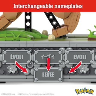 Foto 6 | Set De Construcción De Figuras De Acción Mega Pokémon Motion Eevee 1366 Unidades - Venta Internacional.
