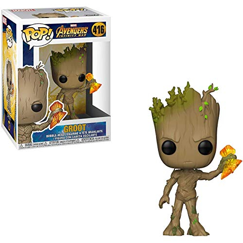Foto 3 pulgar | Figura De Acción Funko Pop Marvel Avengers Infinity War Groot - Venta Internacional.