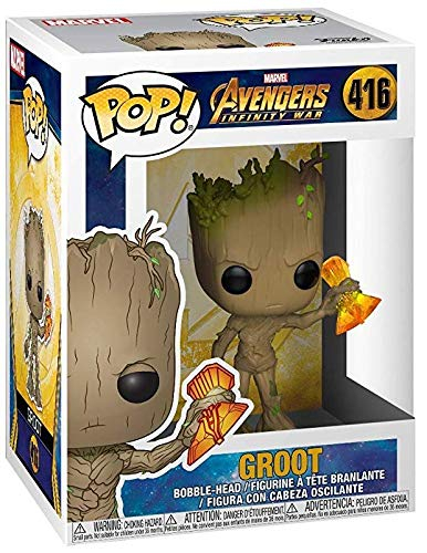 Foto 4 pulgar | Figura De Acción Funko Pop Marvel Avengers Infinity War Groot - Venta Internacional.