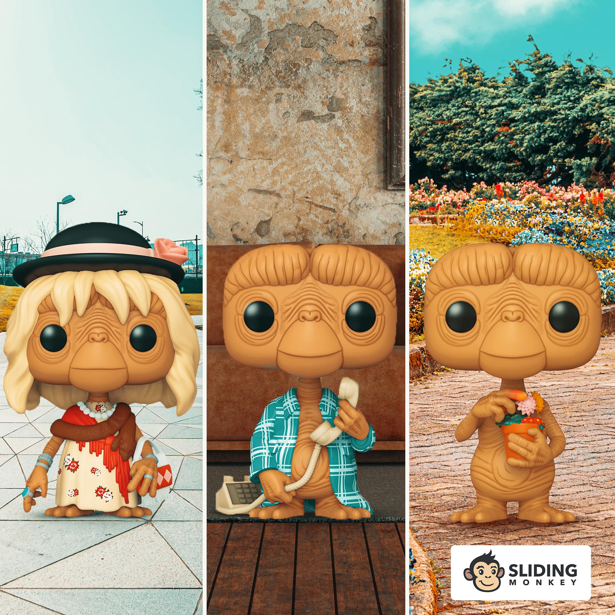 Foto 6 pulgar | Figuras De Vinilo Funko Pop! Movies E.t., Edición Número 40, Paquete De 3 - Venta Internacional.