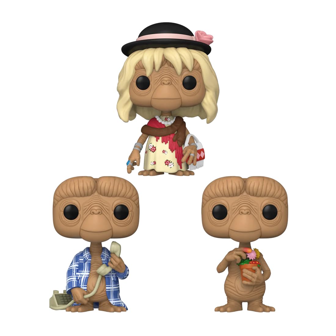 Foto 6 | Figuras De Vinilo Funko Pop! Movies E.t., Edición Número 40, Paquete De 3 - Venta Internacional.