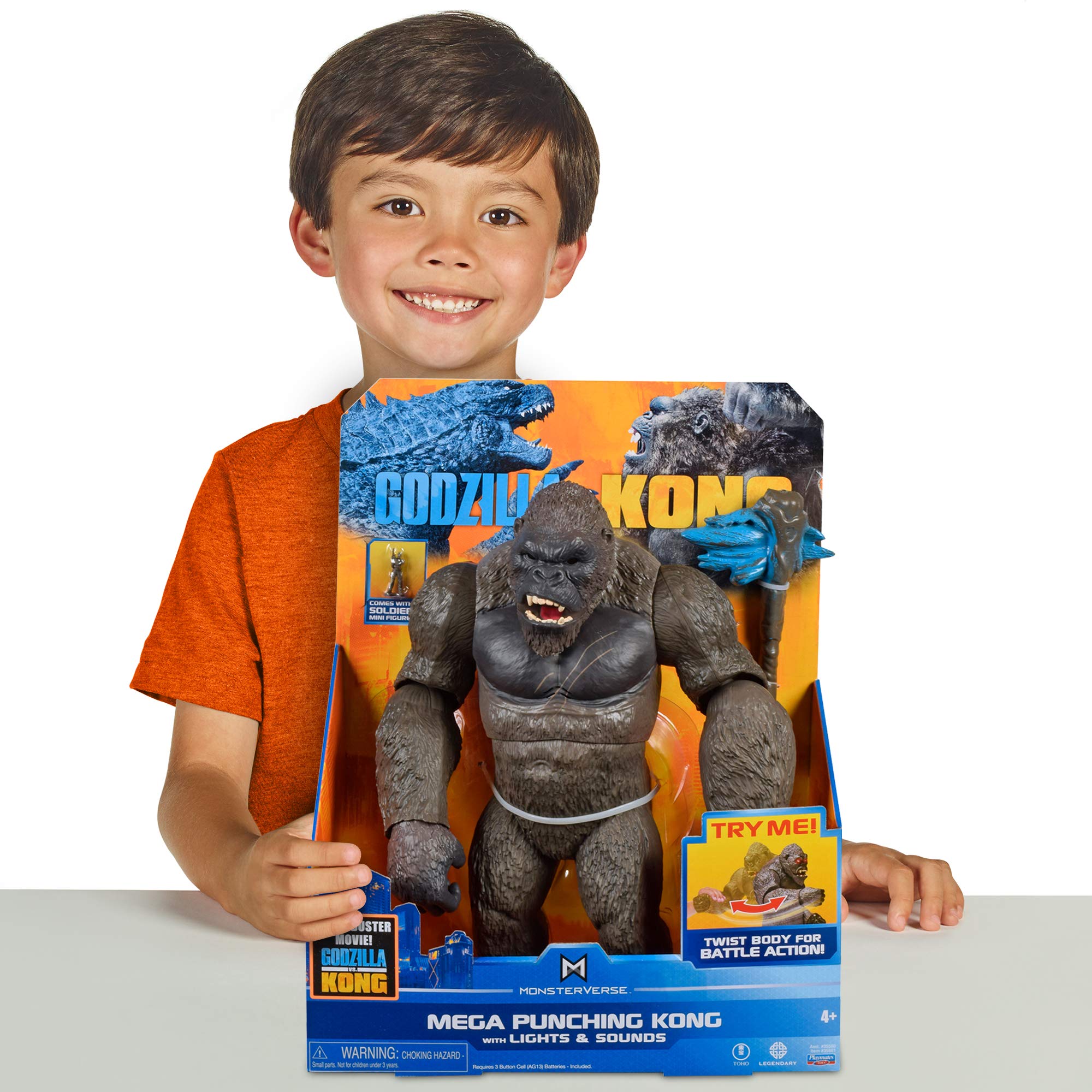 Foto 7 pulgar | Figura De Acción Playmates Godzilla Vs Kong Mega Kong 13 - Venta Internacional.