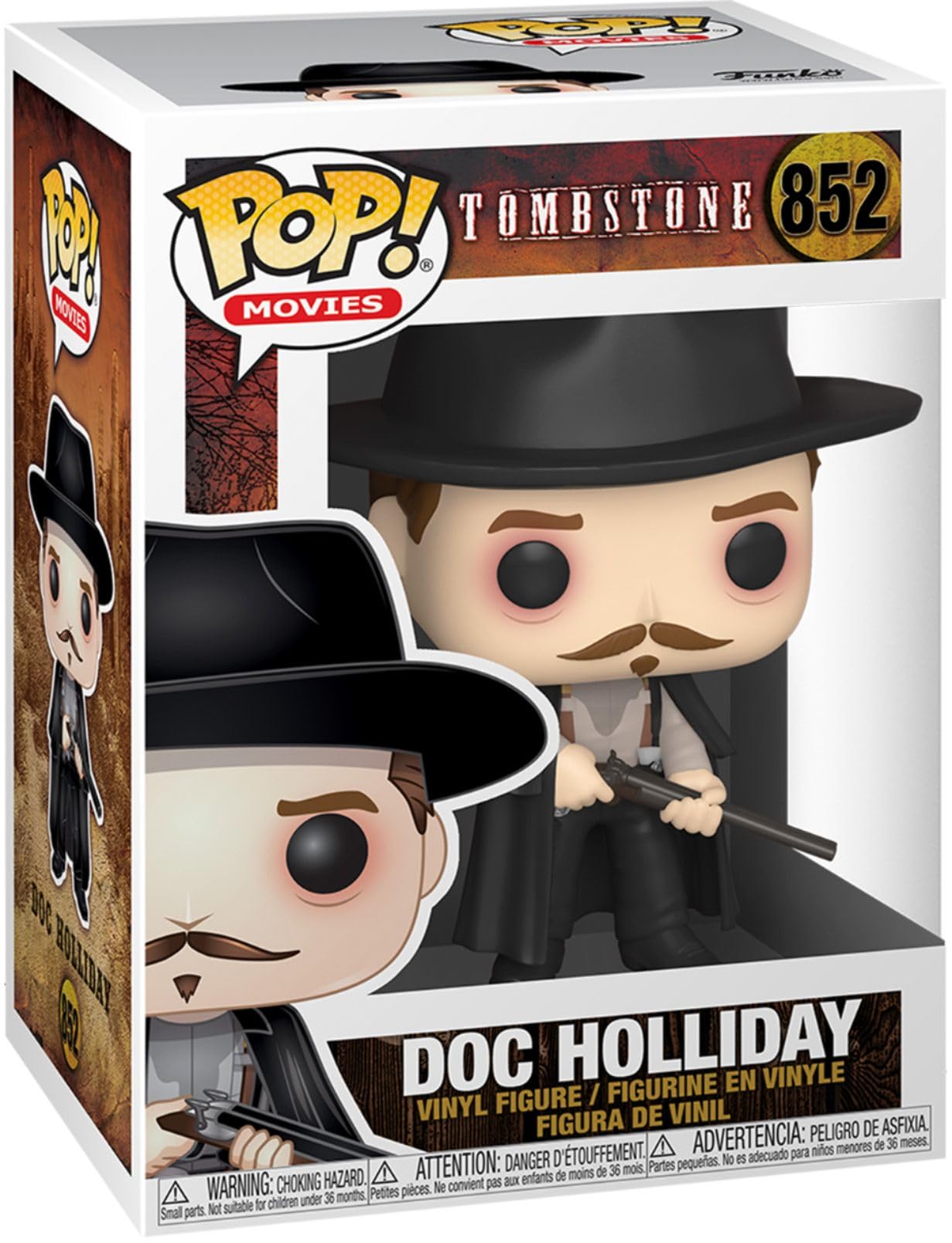 Foto 2 | Figura De Vinilo Funko Pop Tombstone Doc Holiday Con Protector - Venta Internacional.