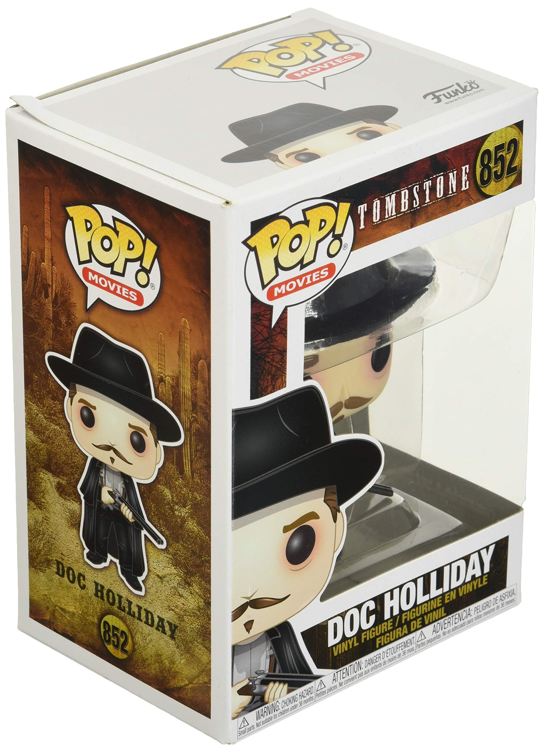 Foto 3 | Figura De Vinilo Funko Pop Tombstone Doc Holiday Con Protector - Venta Internacional.