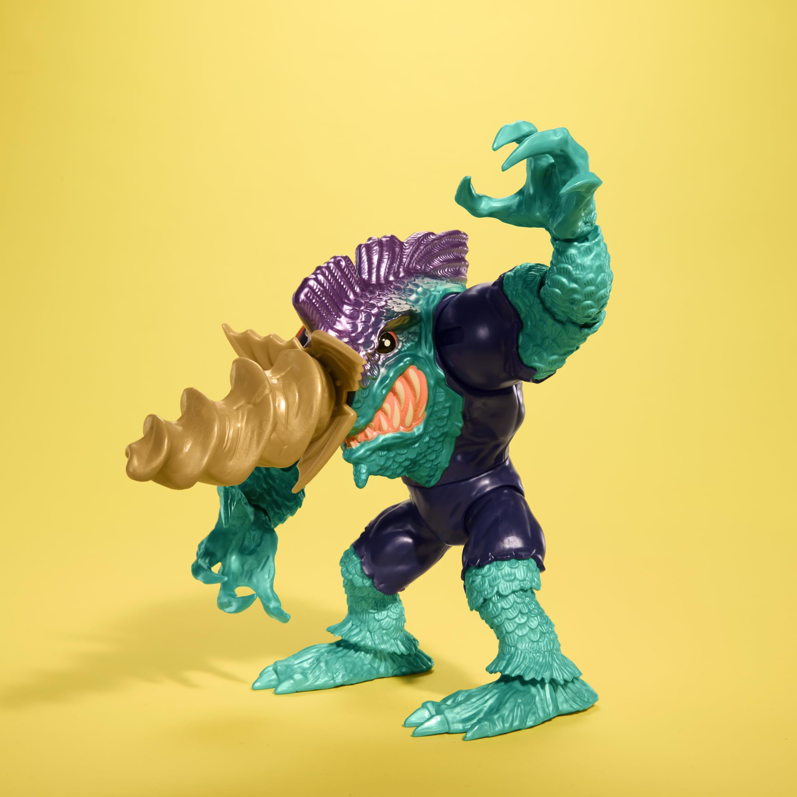 Foto 3 pulgar | Figura De Acción Mattel Street Sharks Slash De 15 Cm Con Bite & Drill - Venta Internacional.