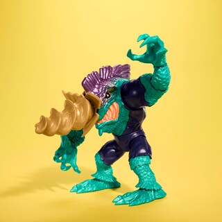 Foto 2 | Figura De Acción Mattel Street Sharks Slash De 15 Cm Con Bite & Drill - Venta Internacional.