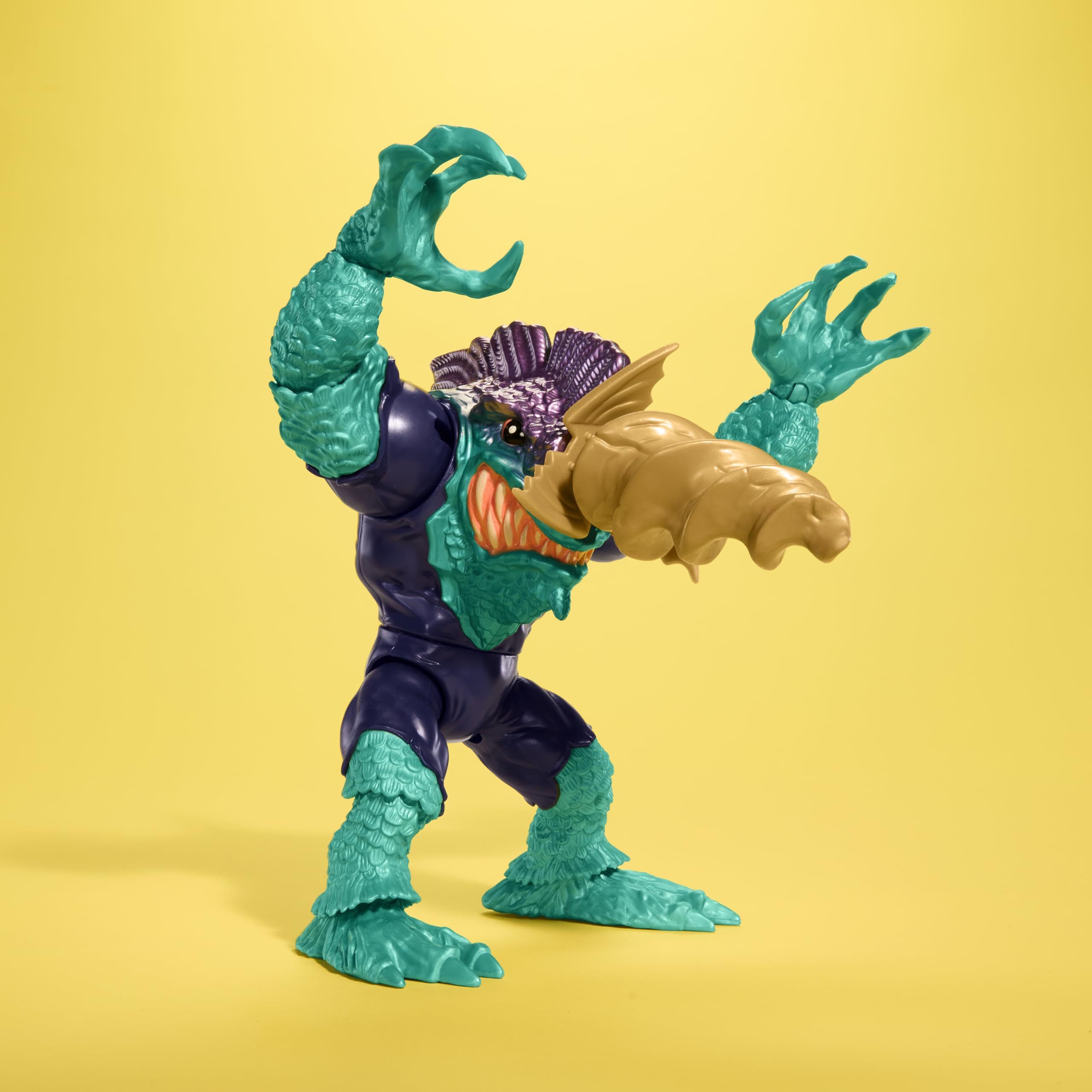 Foto 4 pulgar | Figura De Acción Mattel Street Sharks Slash De 15 Cm Con Bite & Drill - Venta Internacional.