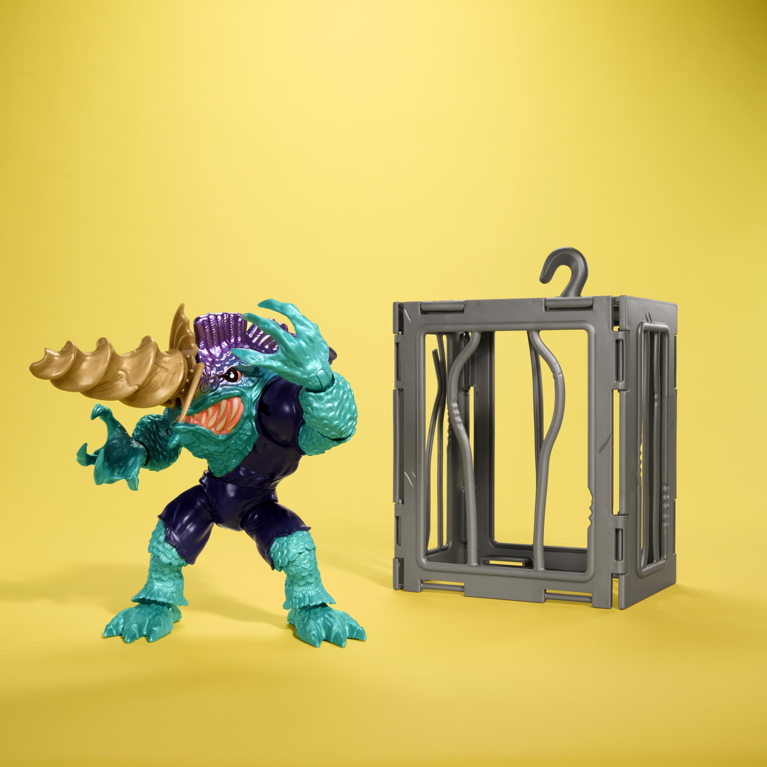 Foto 6 pulgar | Figura De Acción Mattel Street Sharks Slash De 15 Cm Con Bite & Drill - Venta Internacional.