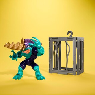 Foto 5 | Figura De Acción Mattel Street Sharks Slash De 15 Cm Con Bite & Drill - Venta Internacional.