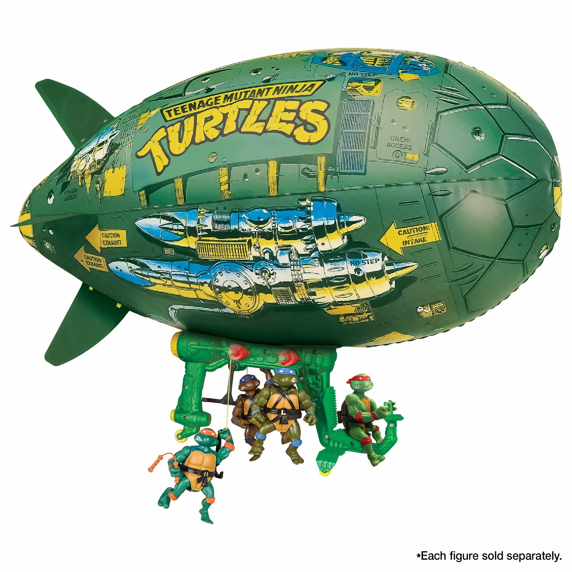 Foto 2 | Dirigible Clásico Con Forma De Tortuga Toy Teenage Mutant Ninja Turtles - Venta Internacional.