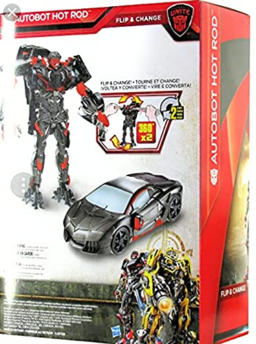 Foto 4 pulgar | Figura De Acción Transformers Autobots Unite Hot Rod 11 Cm - Venta Internacional.