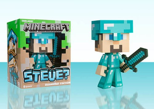 Foto 4 pulgar | Vinilo Minecraft Diamond Steve - Venta Internacional.