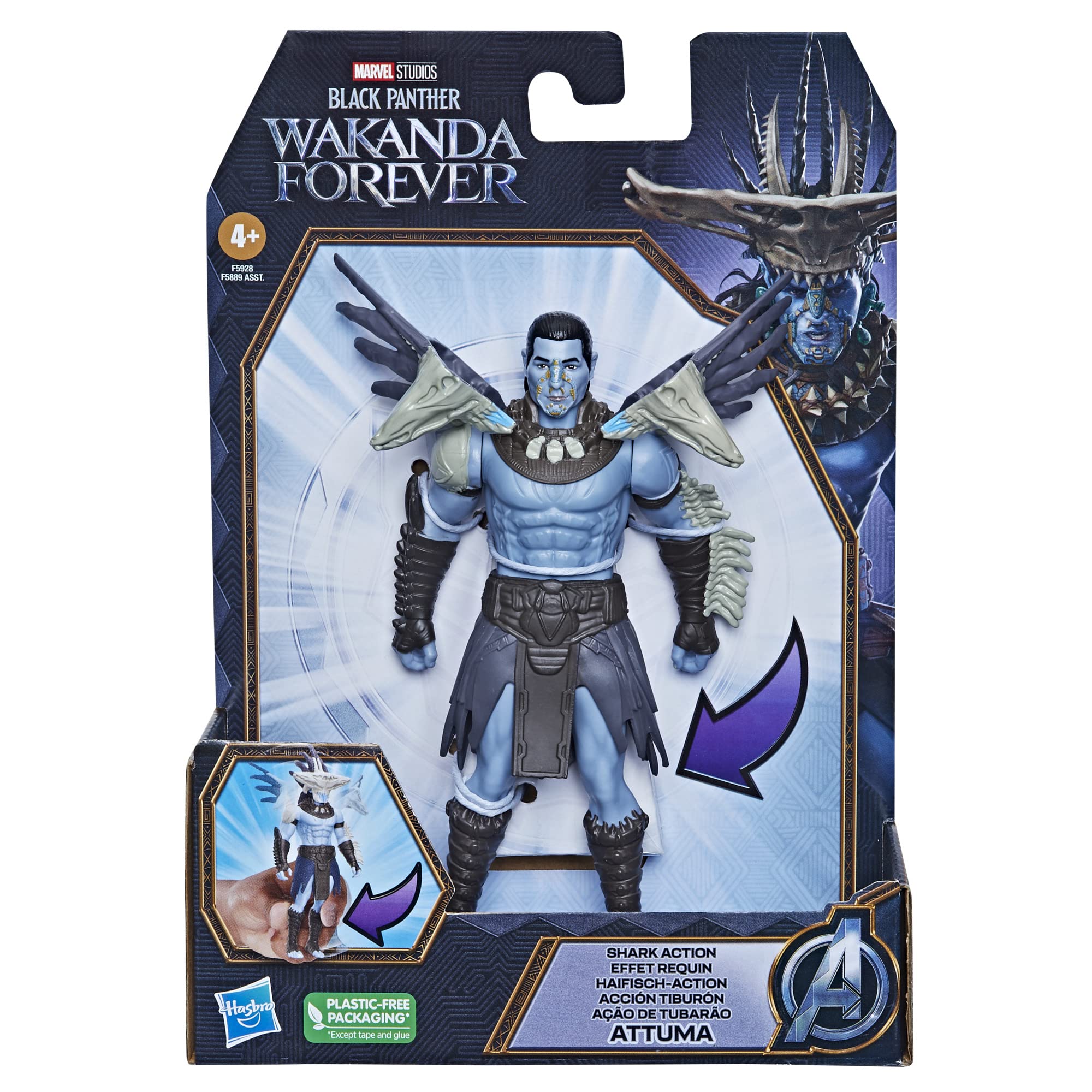 Foto 6 pulgar | Figura De Acción Marvel Studios Black Panther Wakanda Forever - Venta Internacional.
