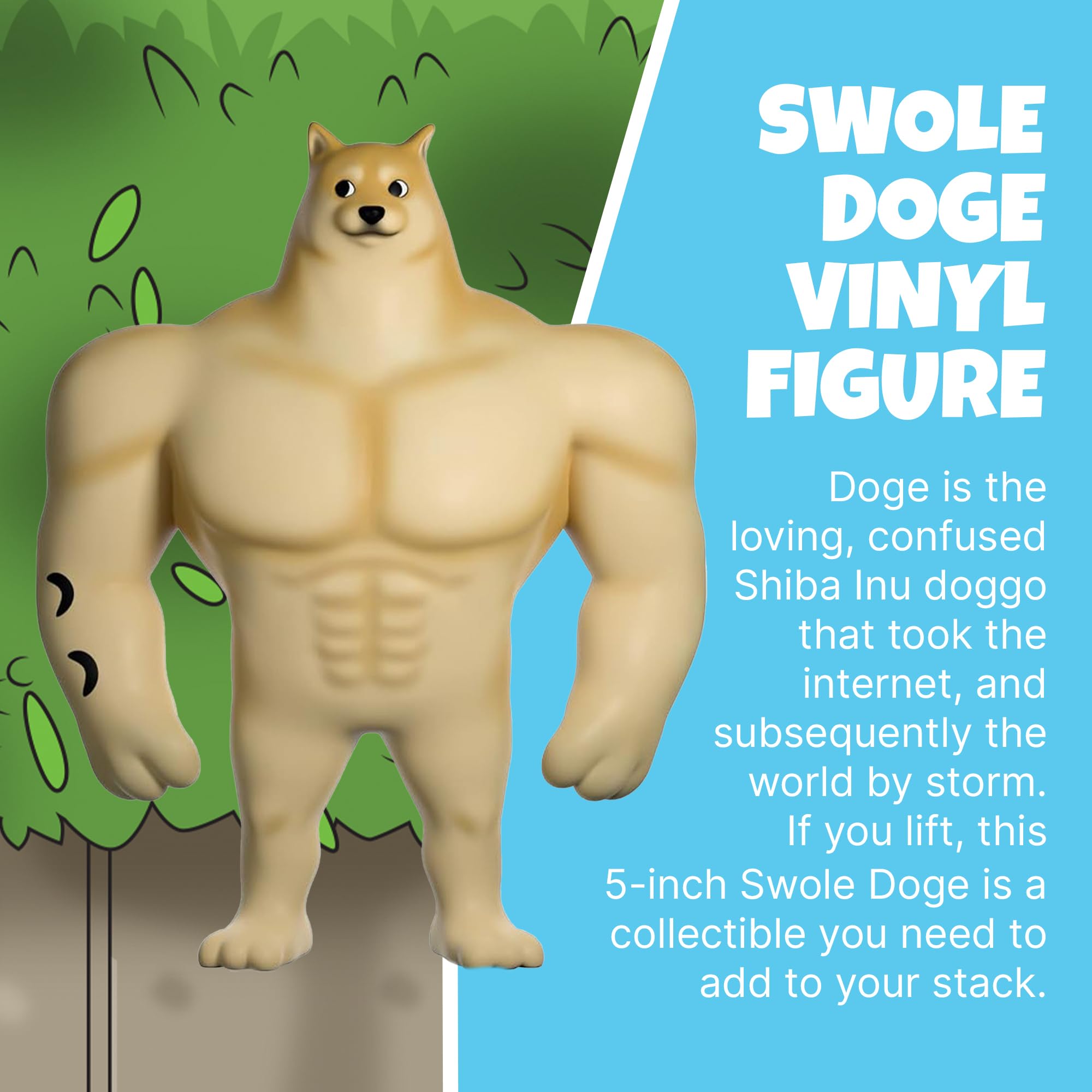 Foto 3 pulgar | Figura De Vinilo Youtooz Swole Doge 5 Buff Doge Meme Collection - Venta Internacional.