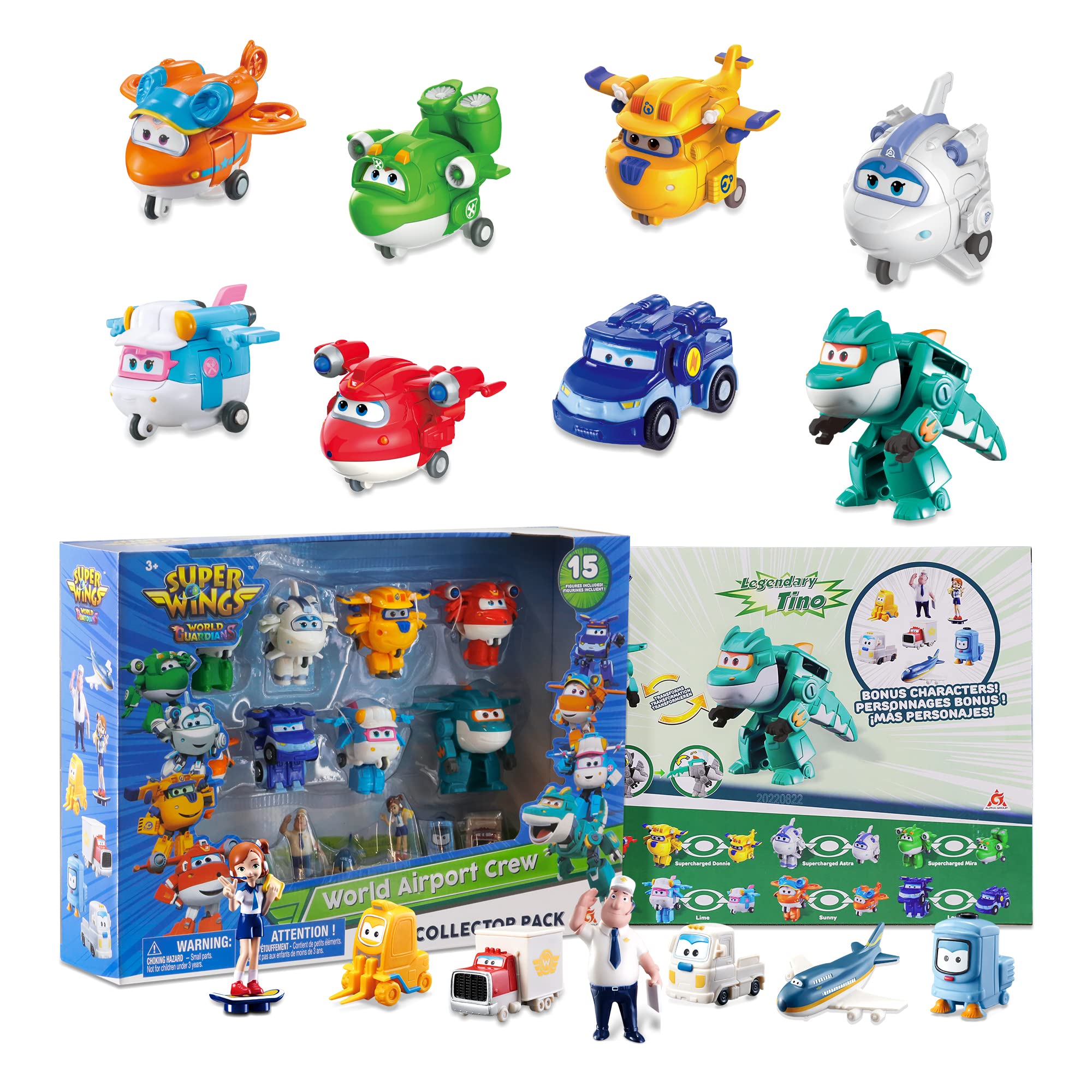 Foto 2 pulgar | Paquete De 15 Unidades Toy Super Wings Transformer Con Ruedas Móviles Reales - Venta Internacional.