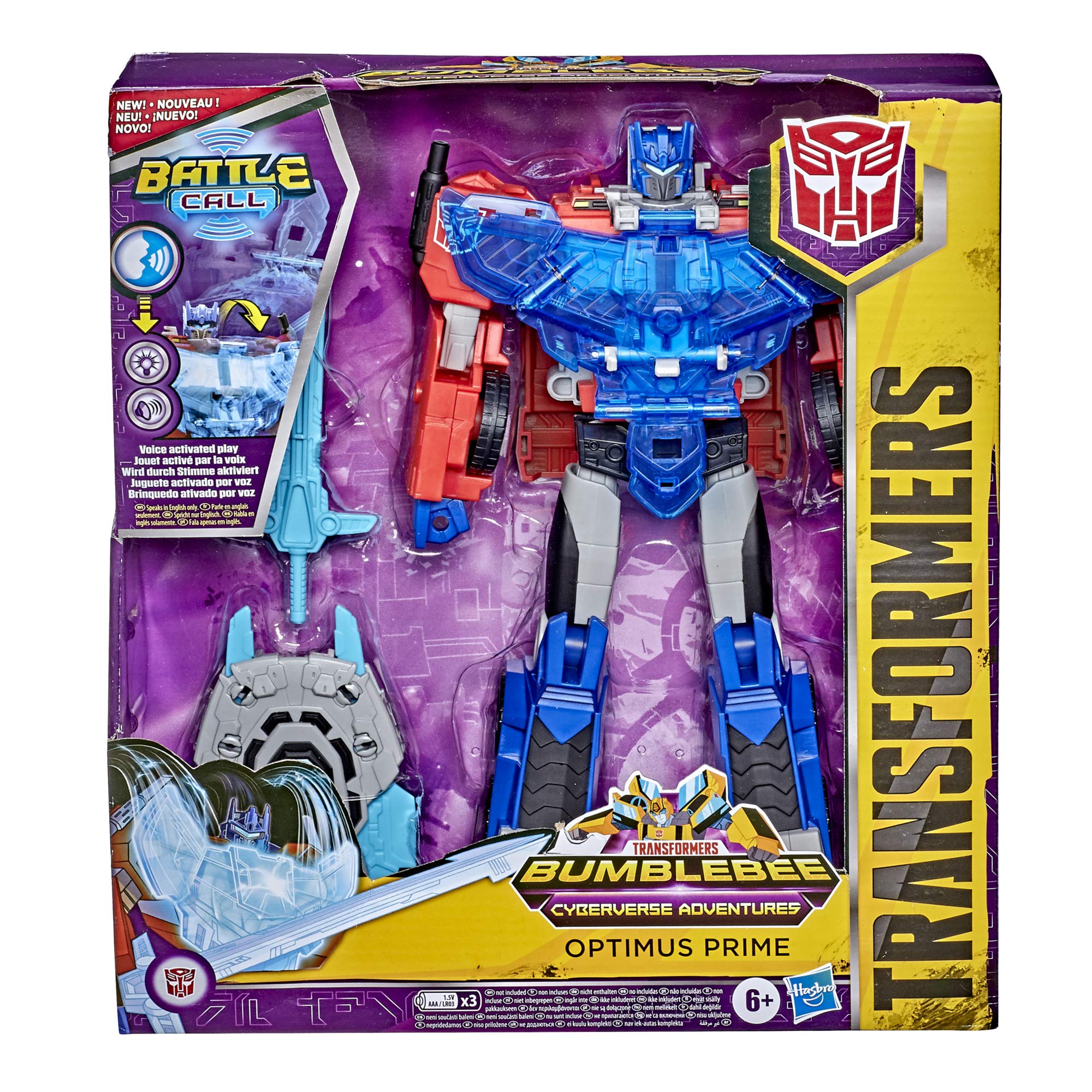 Figura De Acción Transformers Bumblebee Cyberverse Optimus Prime - Venta Internacional.