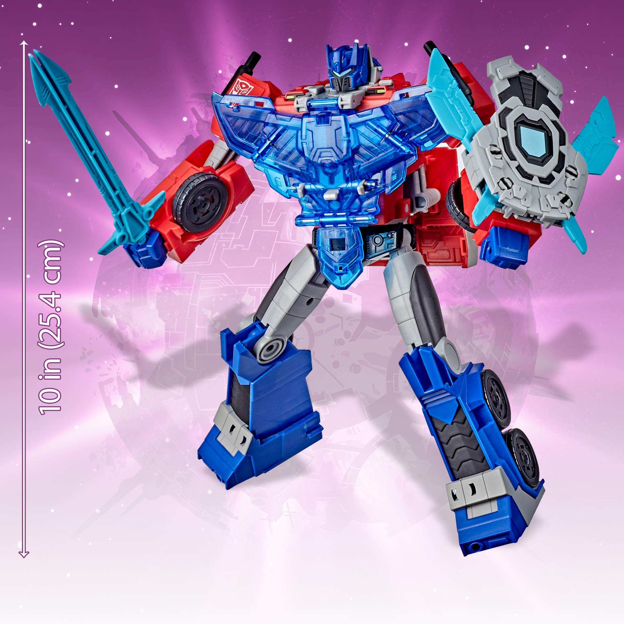 Foto 7 | Figura De Acción Transformers Bumblebee Cyberverse Optimus Prime - Venta Internacional.