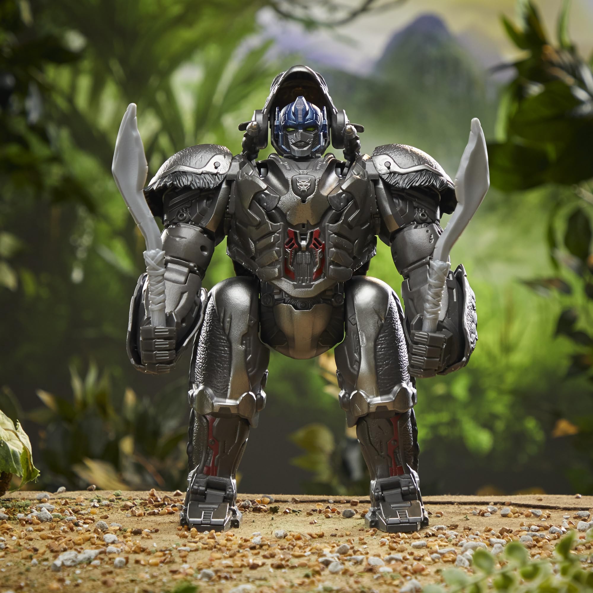 Foto 7 pulgar | Toy Transformers Rise Of The Beasts Command & Convert Optimus Primal De 12,5 Pulgadas - Venta Internacional.