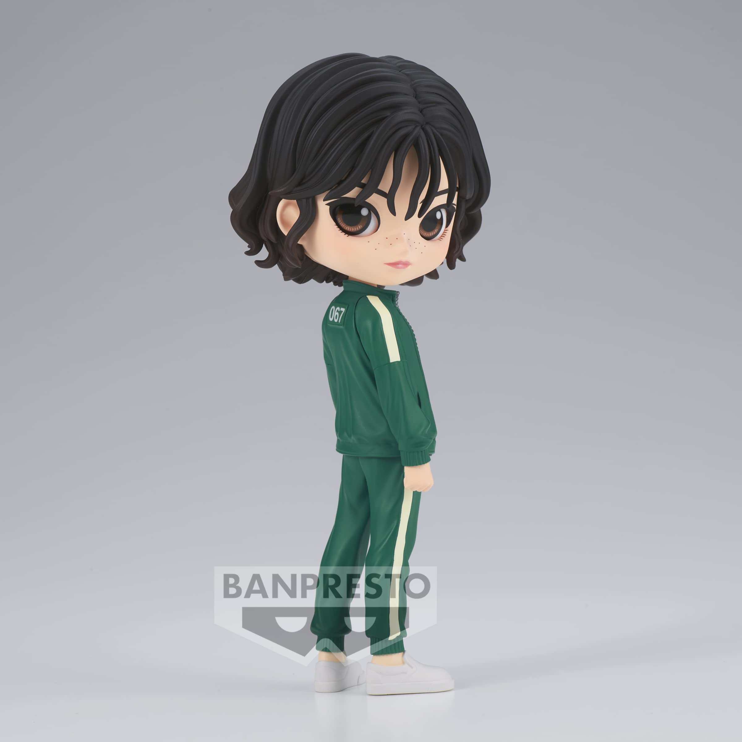 Foto 4 pulgar | Figura Banpresto Squid Game Kang Sae-byeok Q Con Bolsillo De 14 Cm - Venta Internacional.
