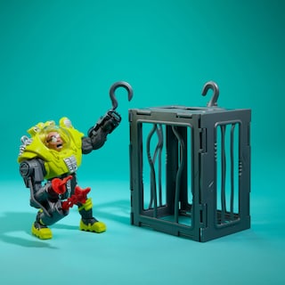 Foto 3 | Figura De Acción Mattel Street Sharks Dr. Piranoid De 15 Cm Con Fusil - Venta Internacional.