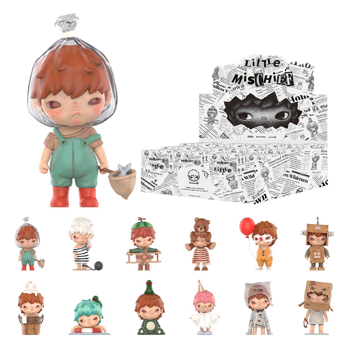 Foto 1 | Figuras De Acción Pop Mart Hirono Serie Little Mischief X12 - Venta Internacional.