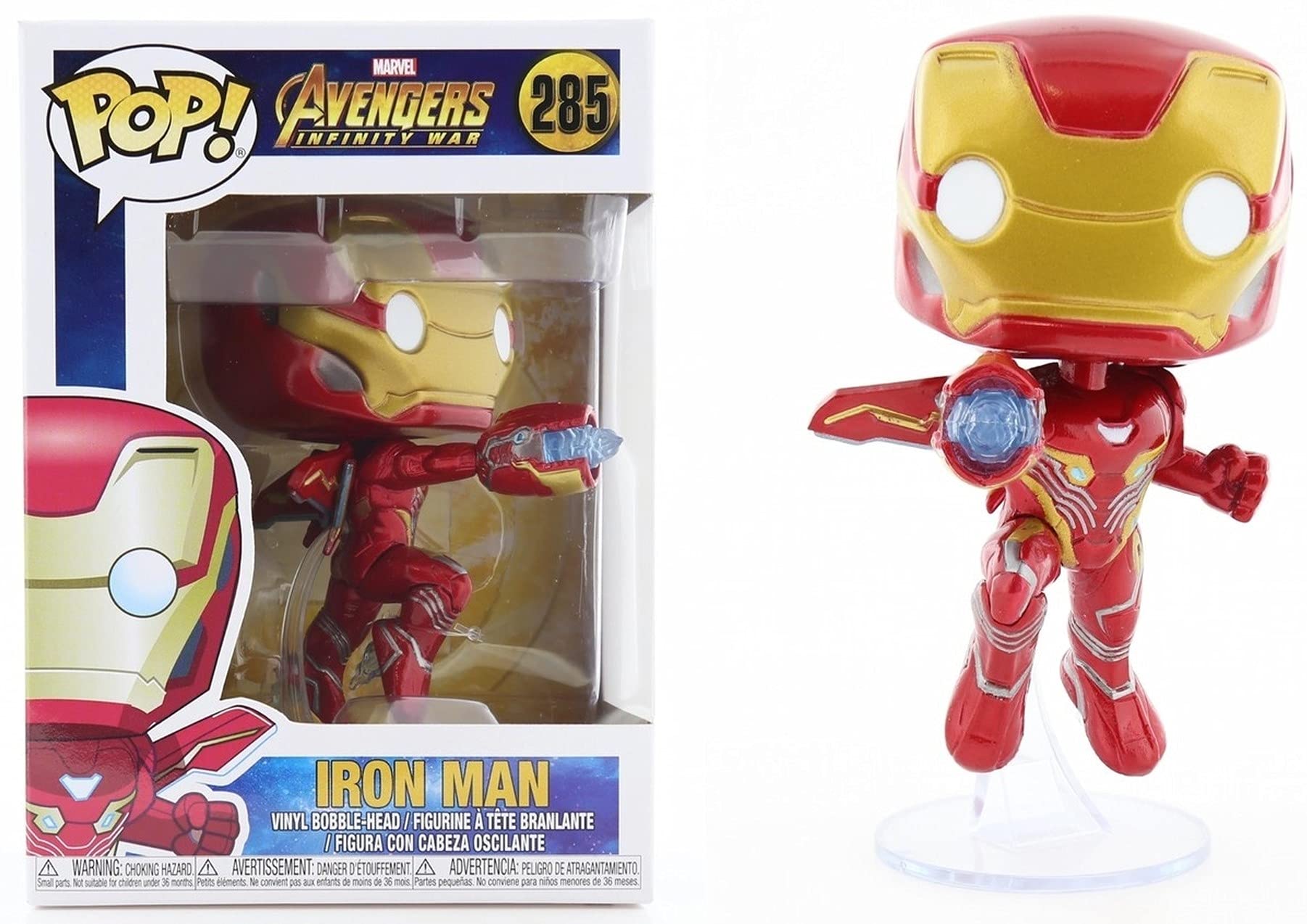 Foto 2 | Figura De Vinilo Funko Pop Marvel Avengers Infinity War Iron Man - Venta Internacional.